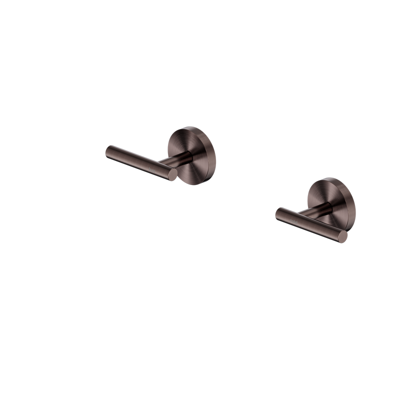 Mecca Lever Wall Top Assembly Brushed Bronze