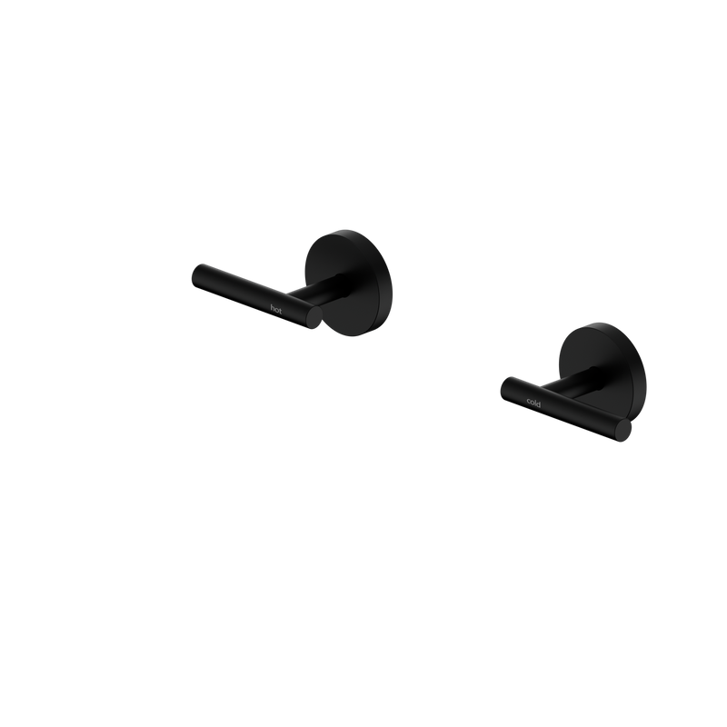 Mecca Lever Wall Top Assembly Matte Black