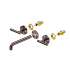 Mecca Lever Wall Basin/Bath Set 185mm Spout Trim kits Only Brushed Bronze