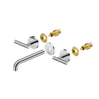 Mecca Lever Wall Basin/Bath Set 185mm Spout Trim kits Only Chrome