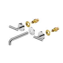 Mecca Lever Wall Basin/Bath Set 185mm Spout Trim kits Only Chrome