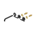 Mecca Lever Wall Basin/Bath Set 185mm Spout Trim kits Only Gun Metal