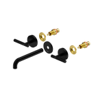 Mecca Lever Wall Basin/Bath Set 185mm Spout Trim kits Only Matte Black