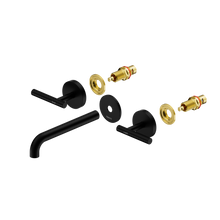 Mecca Lever Wall Basin/Bath Set 185mm Spout Trim kits Only Matte Black
