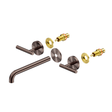 Mecca Lever Wall Basin/Bath Set 220mm Spout Trim kits Only Brushed Bronze