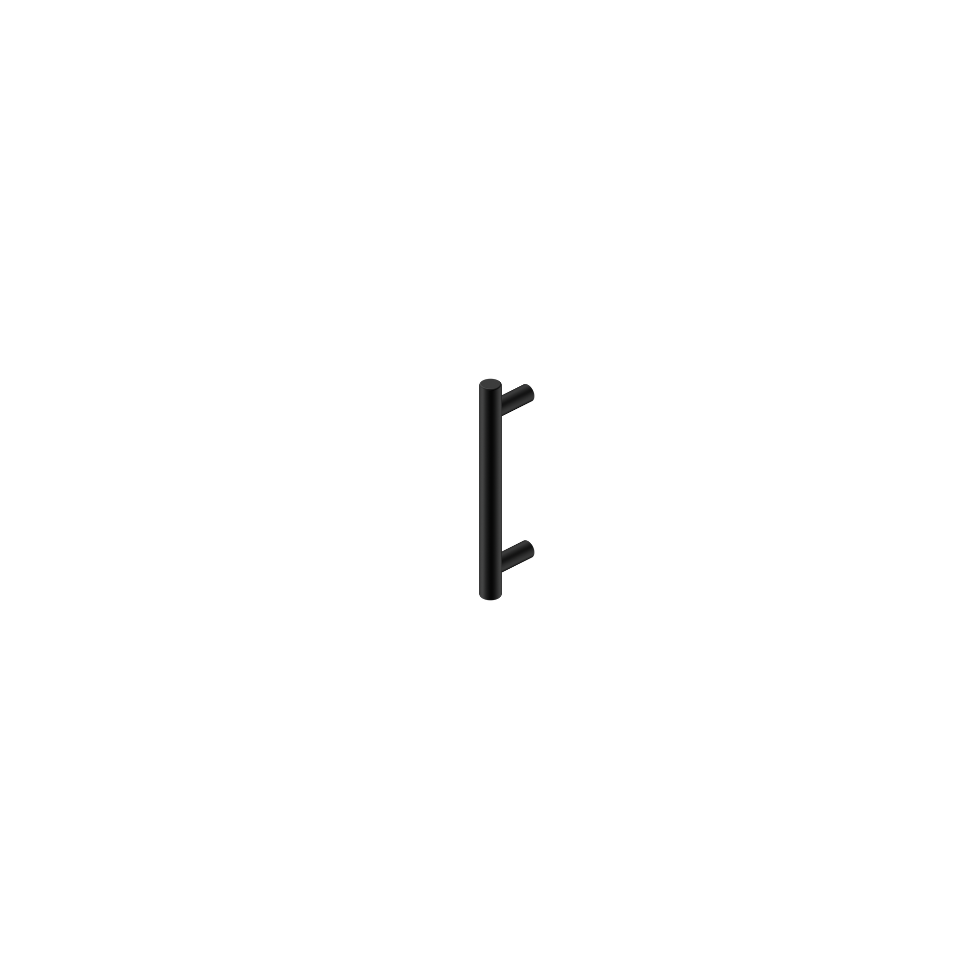 Mecca Pull Handle 130mm Matte Black