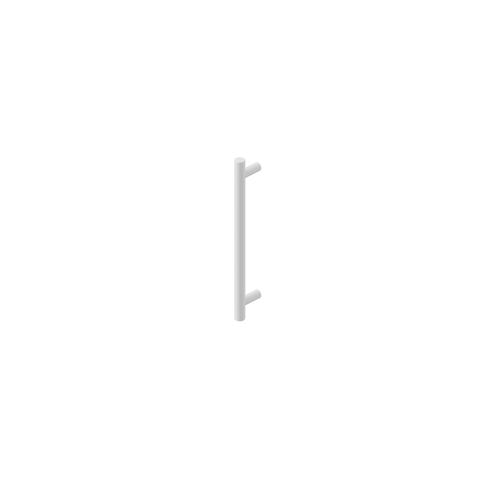 Mecca Pull Handle 200mm Matte White