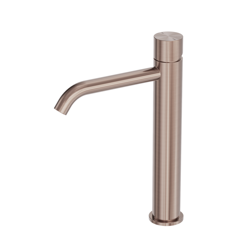 Zen SS316L Tall Basin Mixer Handless Brushed Bronze