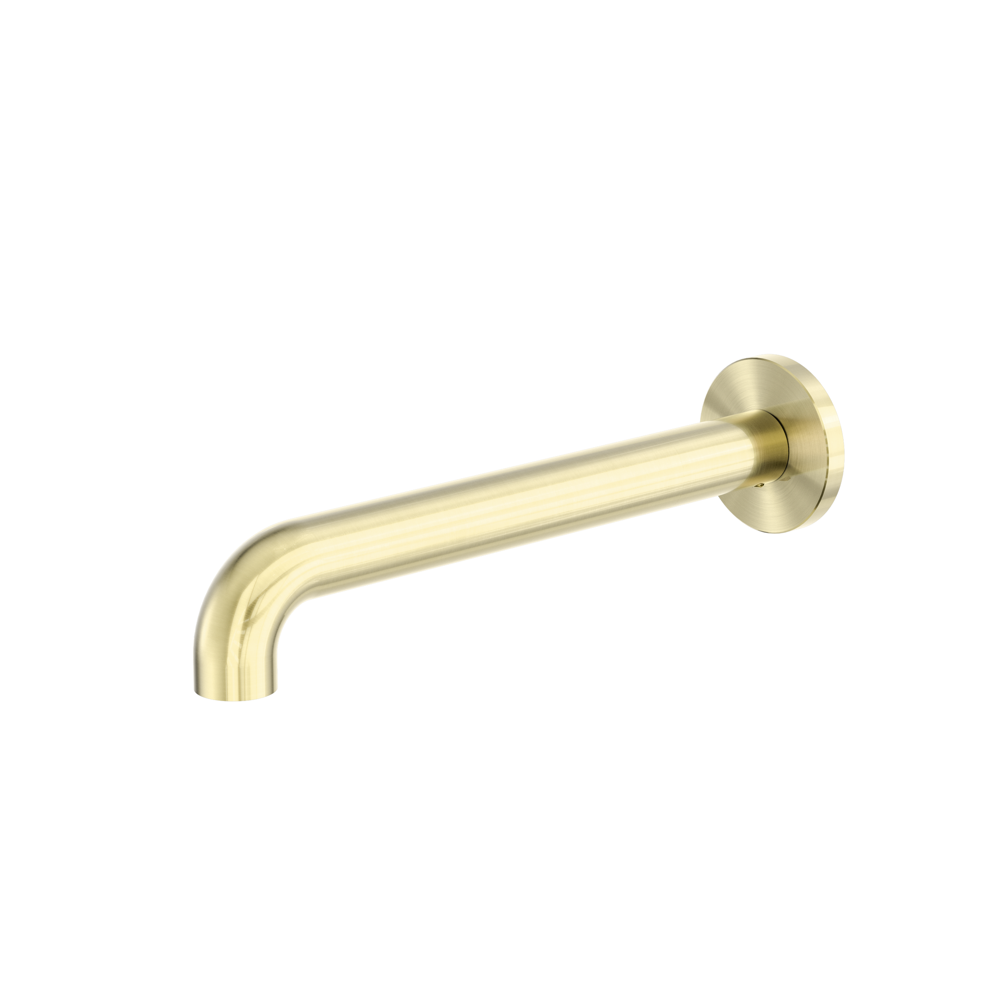 Zen SS316L Round Basin/Bath Spout Only 230mm Brushed Gold