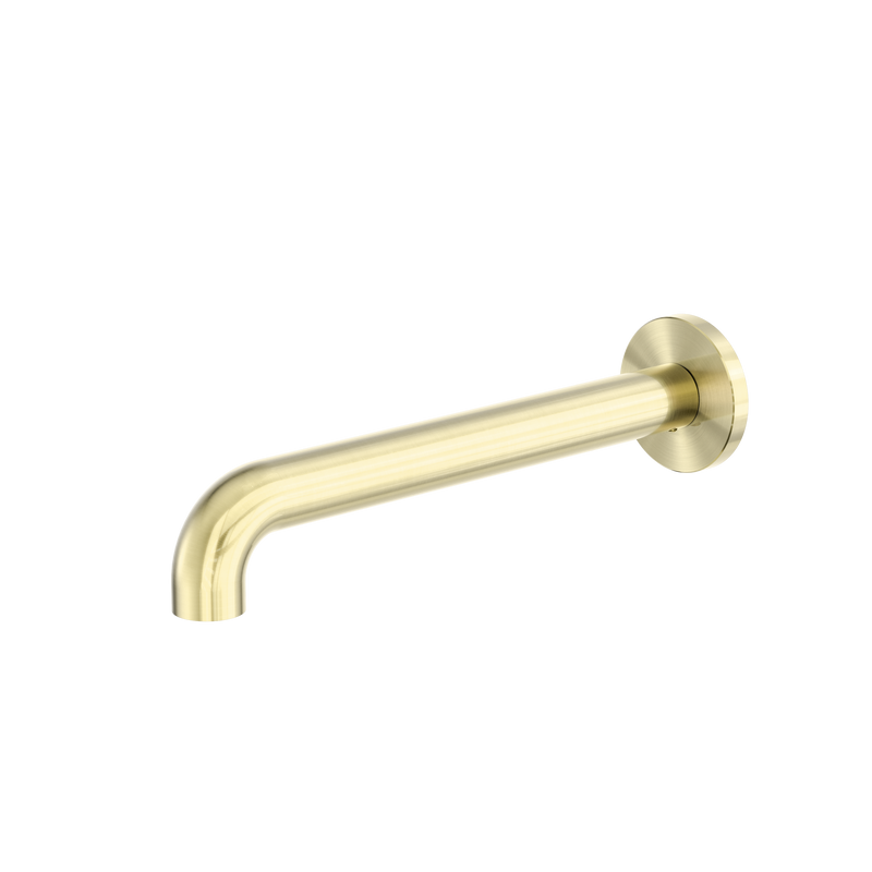 Zen SS316L Round Basin/Bath Spout Only 230mm Brushed Gold