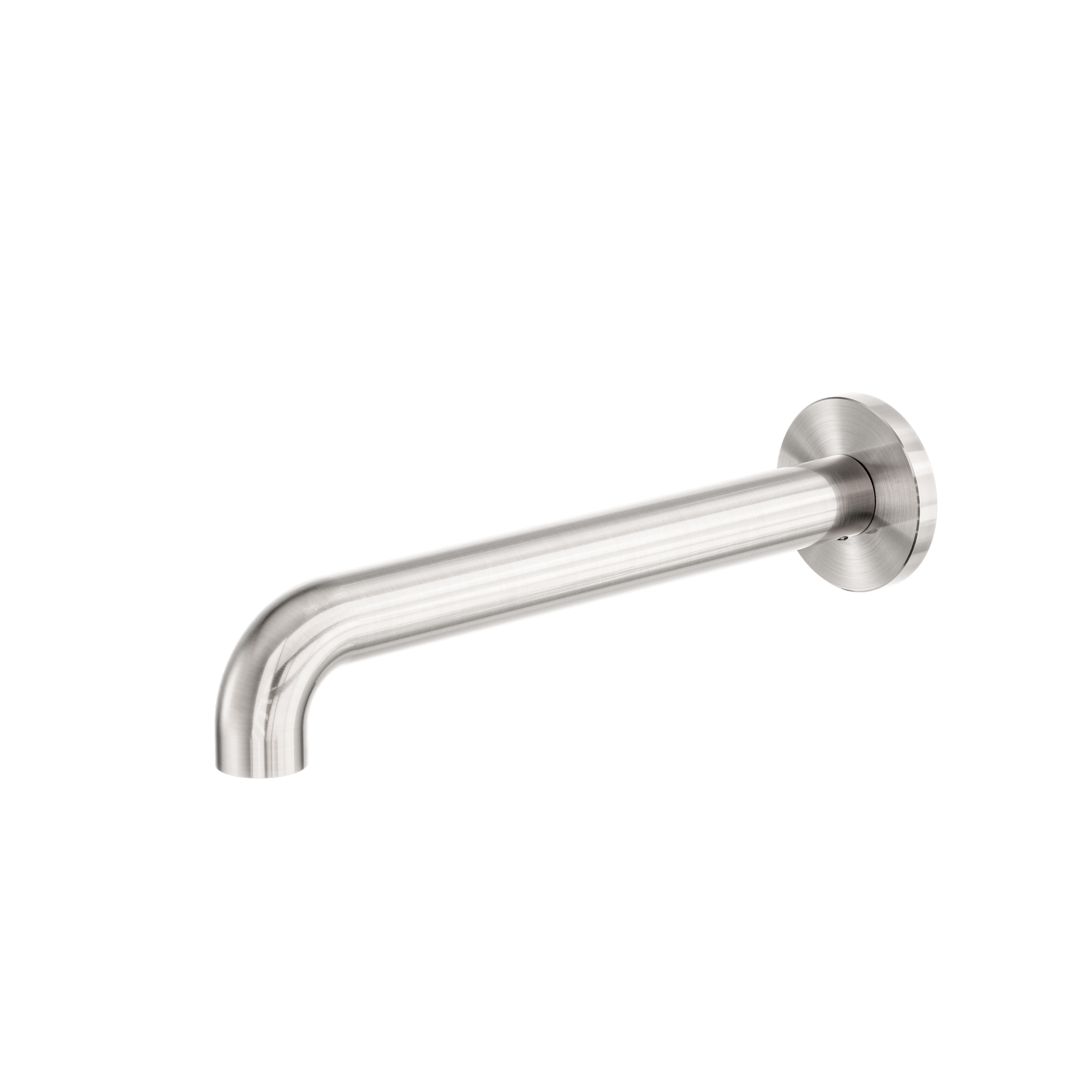 Zen SS316L Round Basin/Bath Spout Only 230mm Brushed Nickel