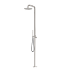 Zen SS316L Outdoor Freestanding Shower Column Brushed Nickel