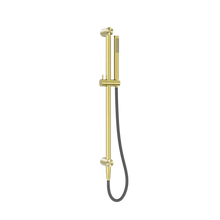 Zen SS316L Shower Rail With Outdoor Shower Hose Brushed Gold