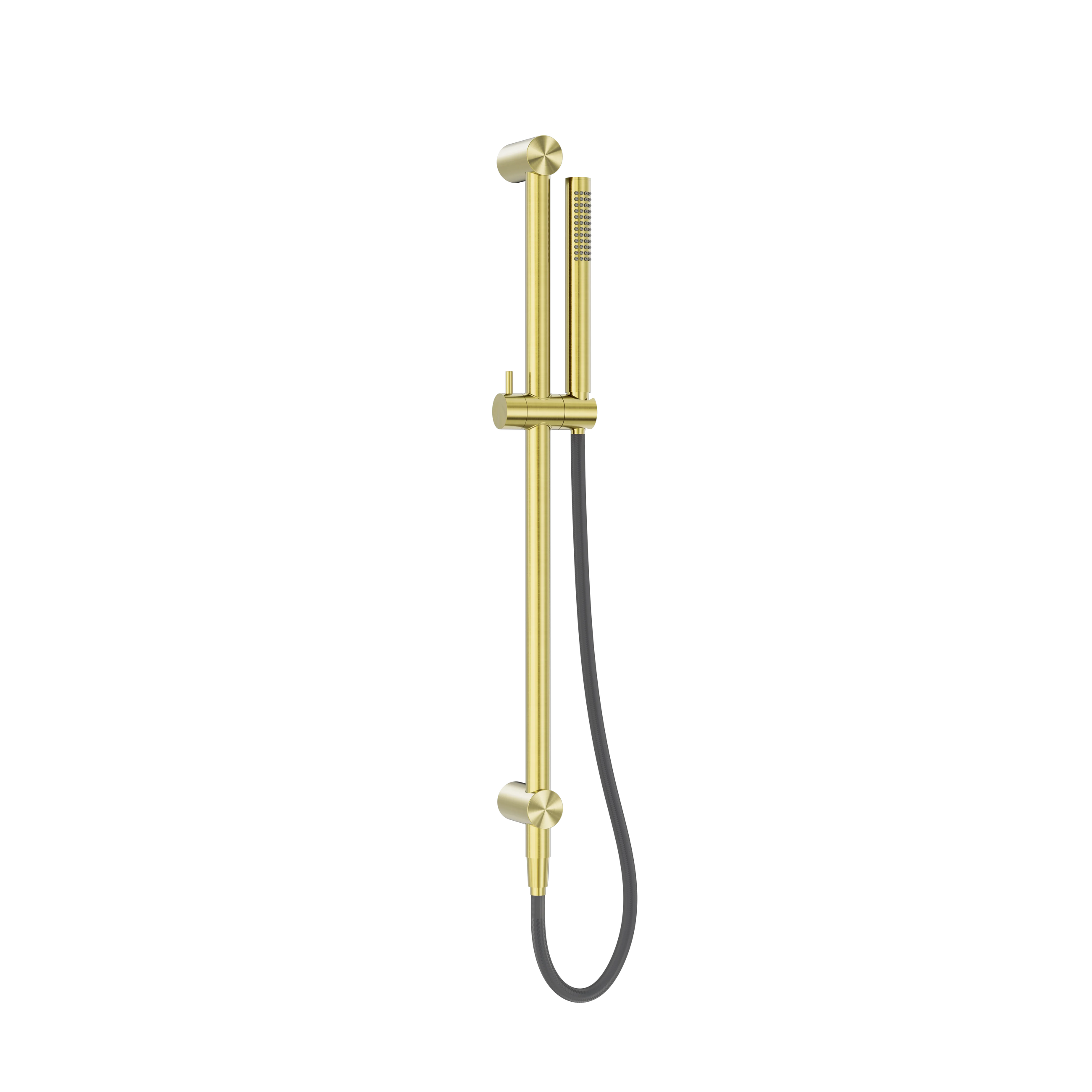 Zen SS316L Shower Rail With Outdoor Shower Hose Brushed Gold