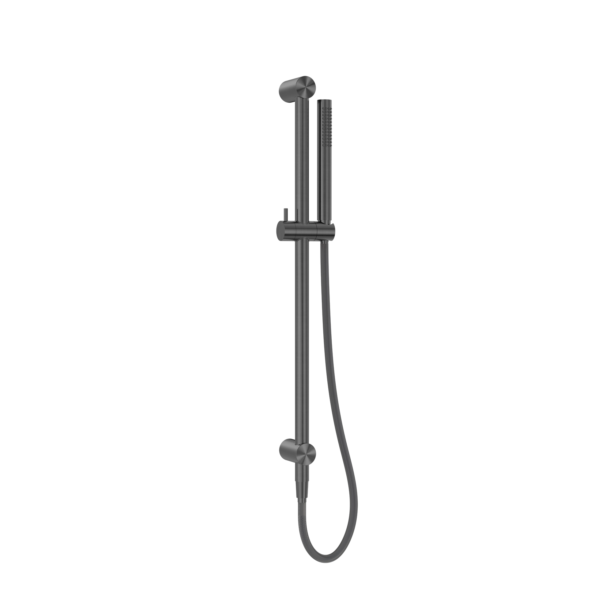 Zen SS316L Shower Rail With Outdoor Shower Hose Graphite