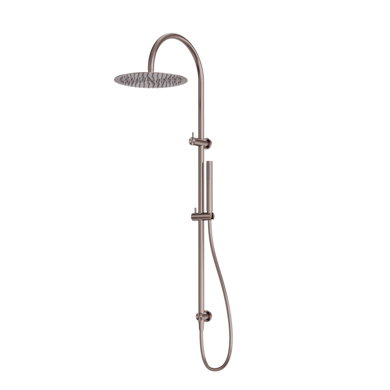 Zen SS316L Twin Shower Brushed Bronze