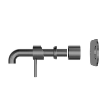 Zen SS316L Wall Basin/Bath Mixer 185mm Spout Trim Kits Only Graphite