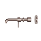 Zen SS316L Wall Basin/Bath Mixer 230mm Spout Trim Kits Only Brushed Bronze
