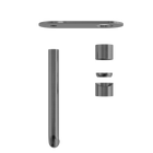 Zen SS316L Wall Basin/Bath Mixer 230mm Spout Trim Kits Only Graphite