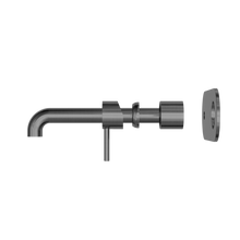 Zen SS316L Wall Basin/Bath Mixer 230mm Spout Trim Kits Only Graphite