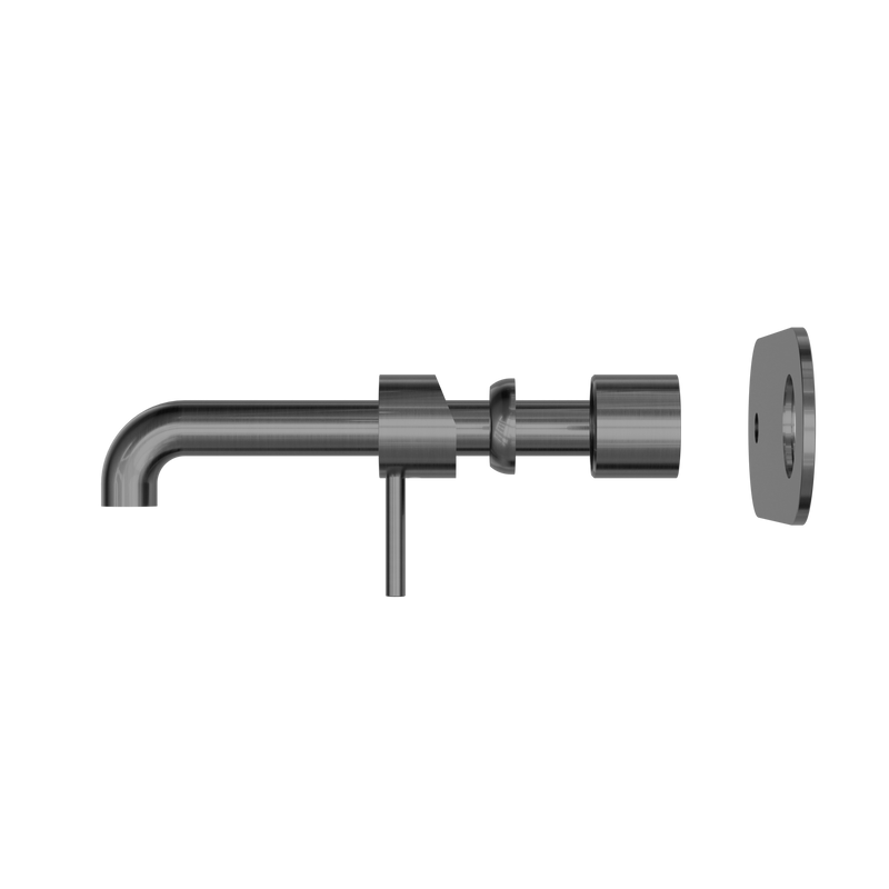 Zen SS316L Wall Basin/Bath Mixer 230mm Spout Trim Kits Only Graphite