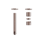 Zen SS316L Wall Basin/Bath Mixer Separate Back Plate 185mm Spout Trim Kits Only Brushed Bronze