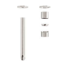Zen SS316L Wall Basin/Bath Mixer Separate Back Plate 230mm Spout Trim Kits Only Brushed Nickel