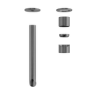 Zen SS316L Wall Basin/Bath Mixer Separate Back Plate 230mm Spout Trim Kits Only Graphite