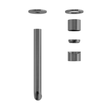 Zen SS316L Wall Basin/Bath Mixer Separate Back Plate 230mm Spout Trim Kits Only Graphite