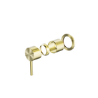 Zen SS316L Shower Mixer Trim Kits Only Brushed Gold