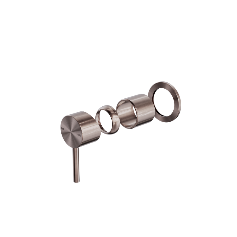 Zen SS316L Shower Mixer Trim Kits Only Brushed Bronze