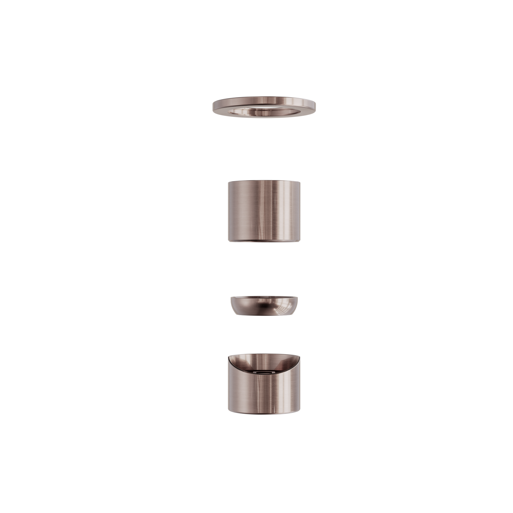 Zen SS316L Shower Mixer Trim Kits Only Brushed Bronze