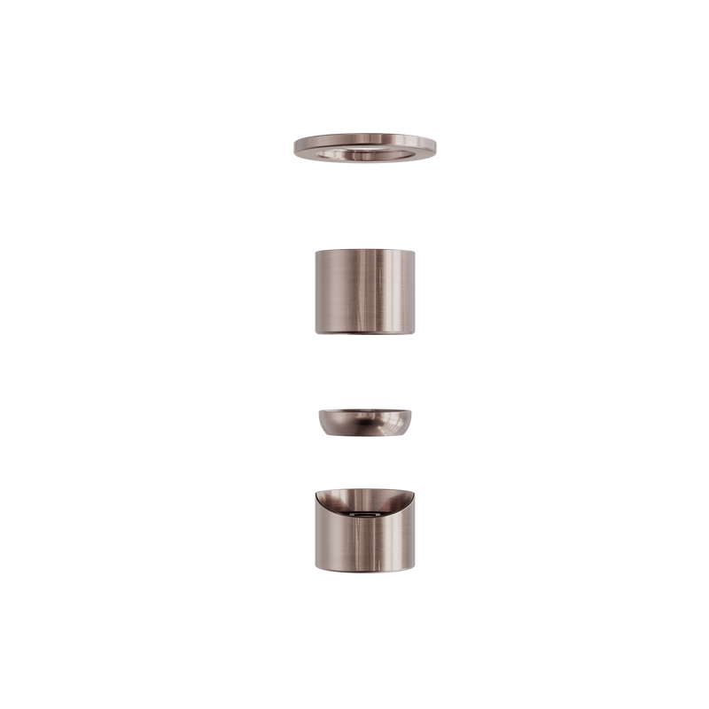 Zen SS316L Shower Mixer Trim Kits Only Brushed Bronze