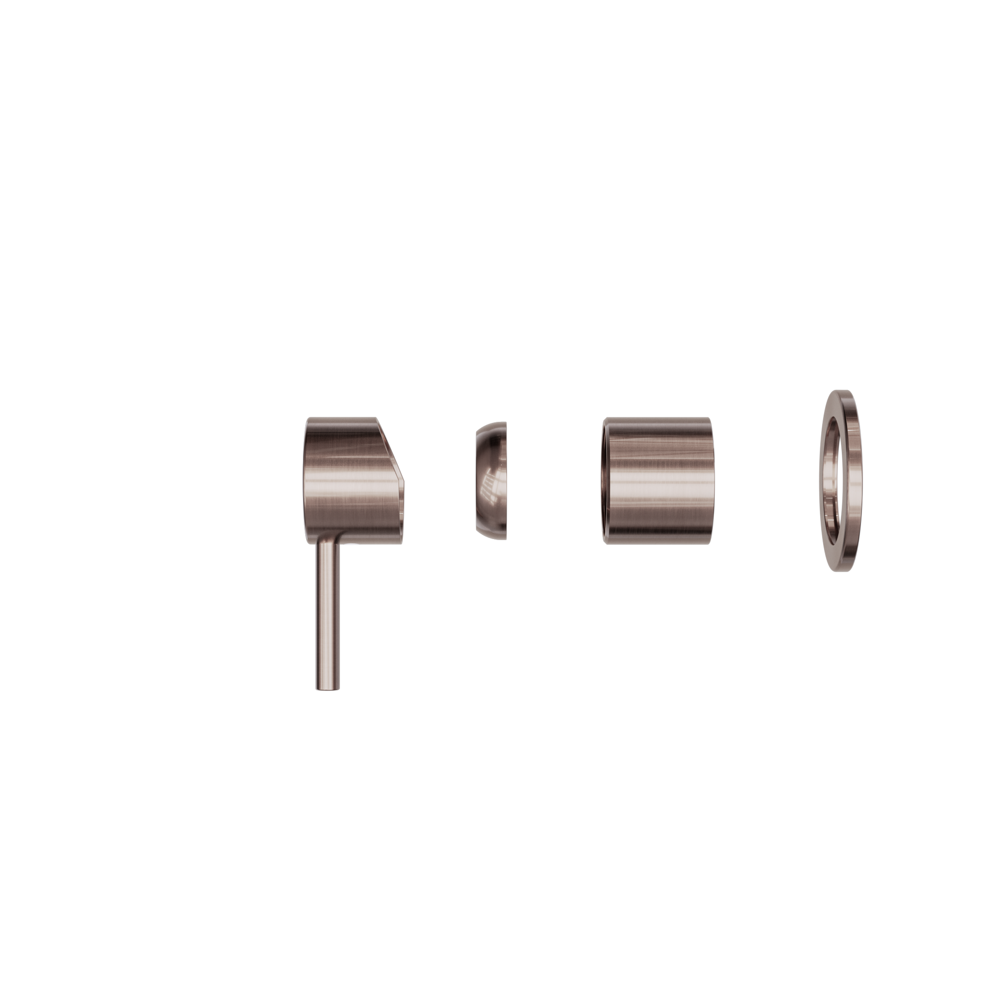 Zen SS316L Shower Mixer Trim Kits Only Brushed Bronze