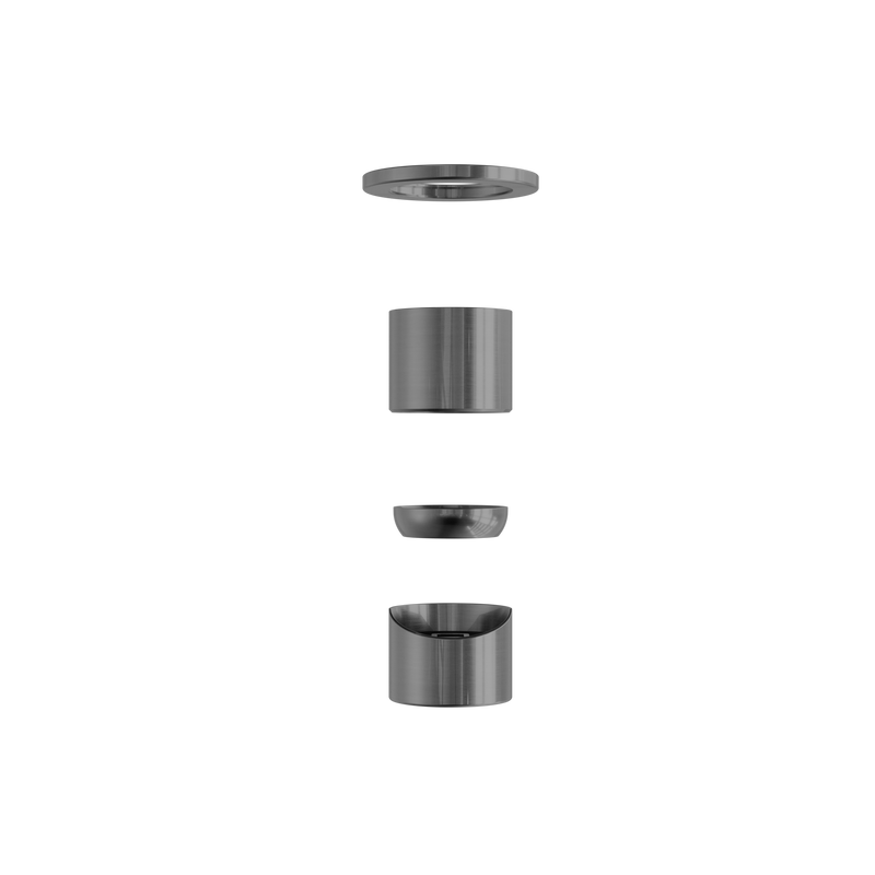 Zen SS316L Shower Mixer Trim Kits Only Graphite