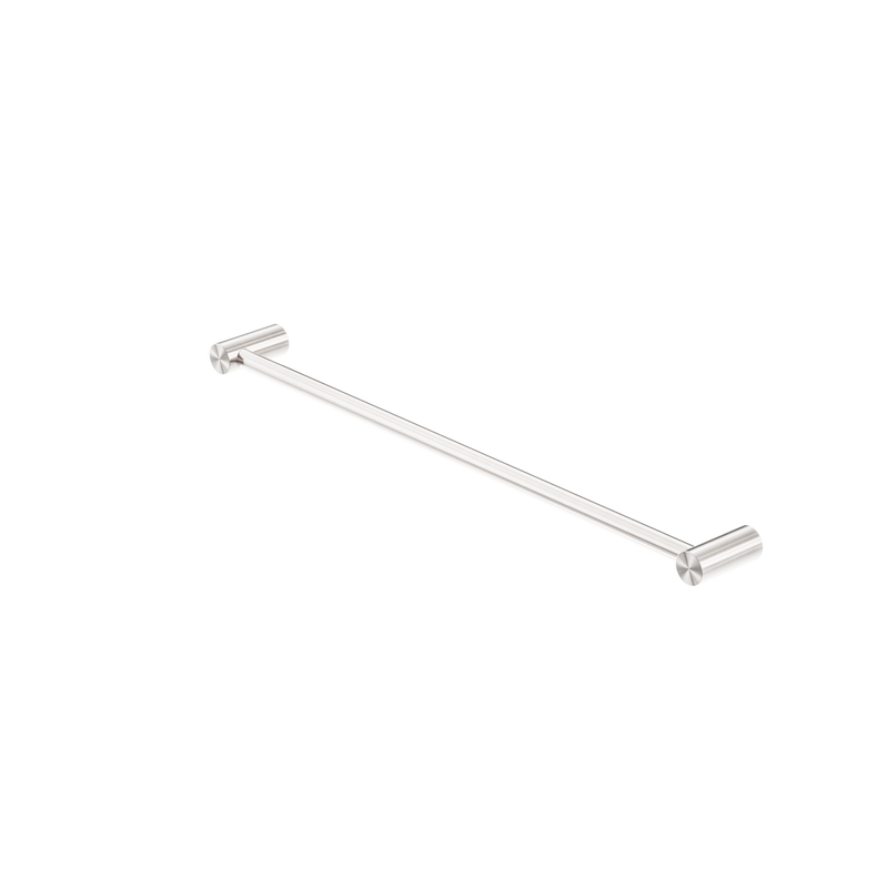 Zen SS316L Single Towel Rail 600mm Brushed Nickel