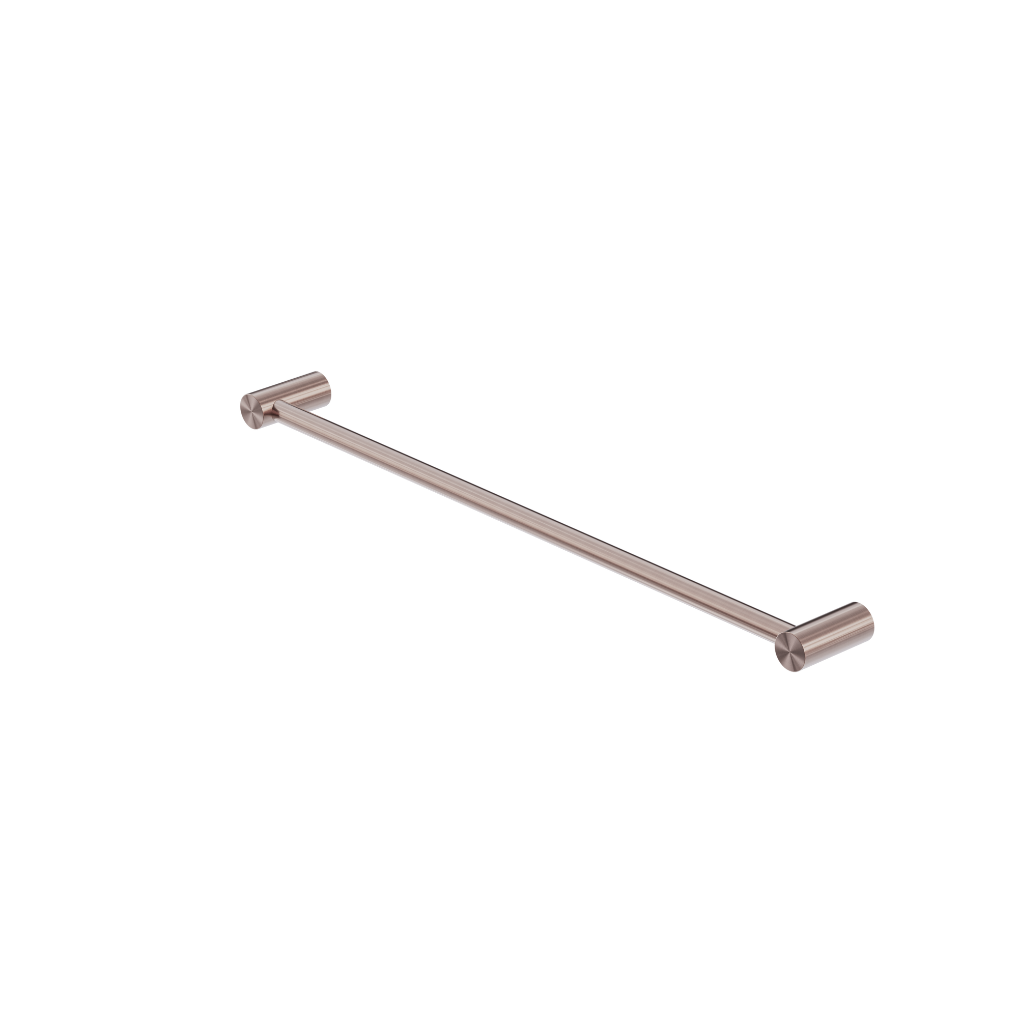 Zen SS316L Single Towel Rail 600mm Brushed Bronze