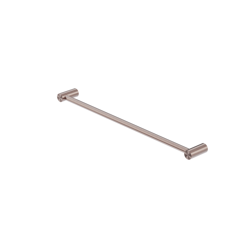 Zen SS316L Single Towel Rail 600mm Brushed Bronze