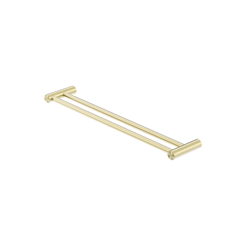 Zen SS316L Double Towel Rail 600mm Brushed Gold