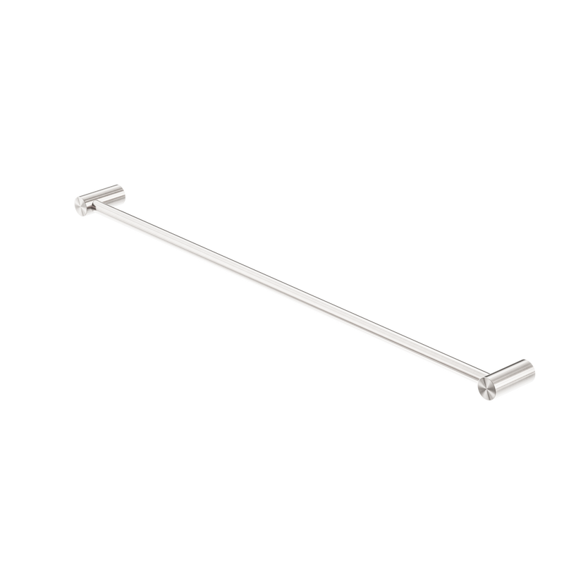 Zen SS316L Single Towel Rail 800mm Brushed Nickel