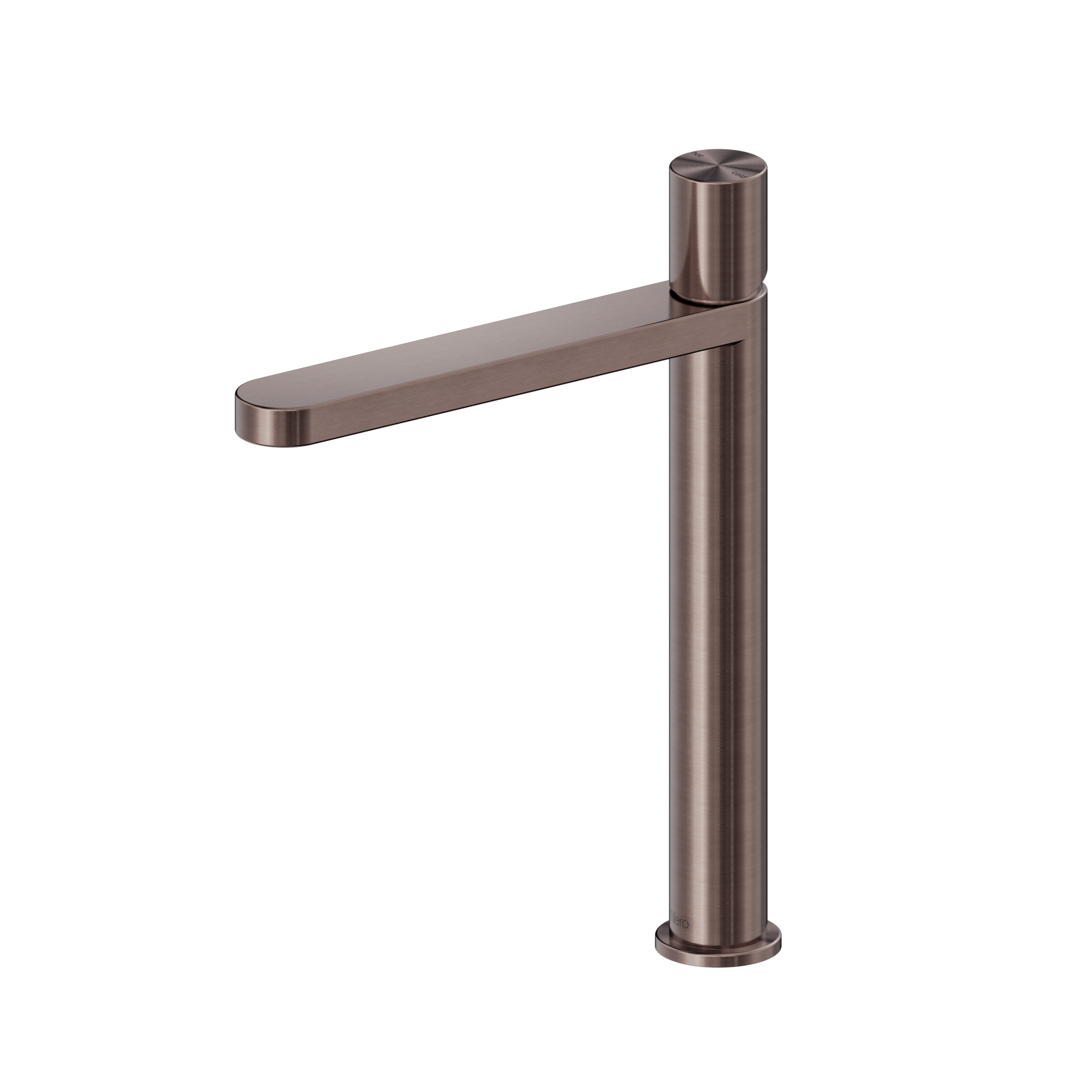 Pure SS316L Tall Basin Mixer Brushed Bronze