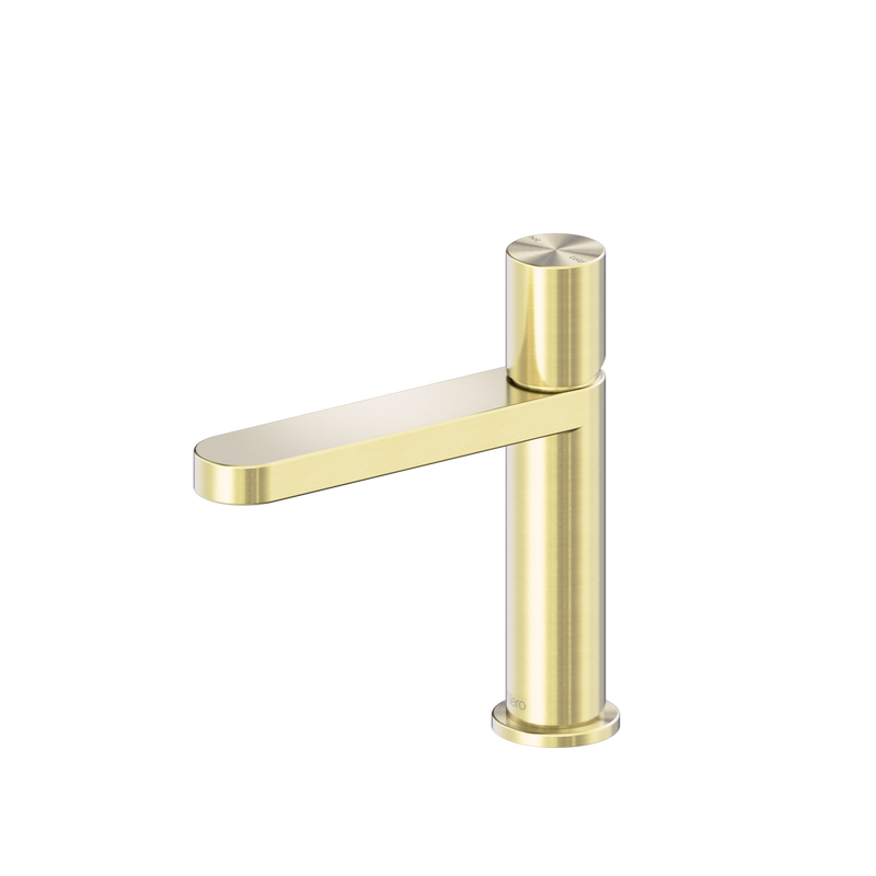 Pure SS316L Basin Mixer Brushed Gold