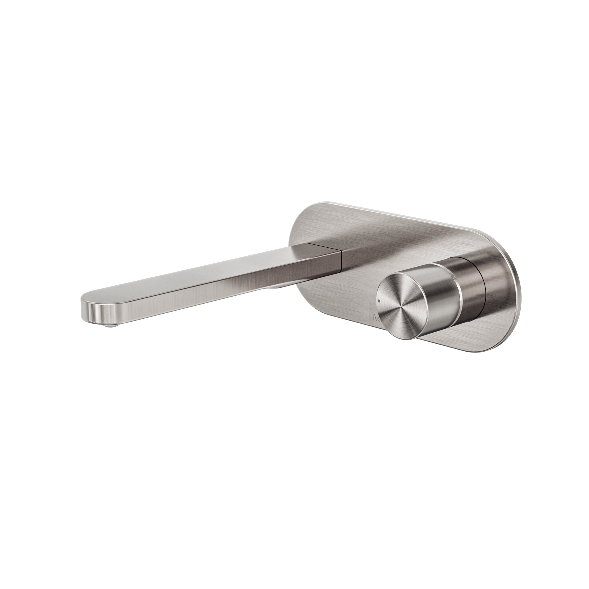 Pure SS316L Progressive Wall Basin/Bath Mixer Brushed Nickel
