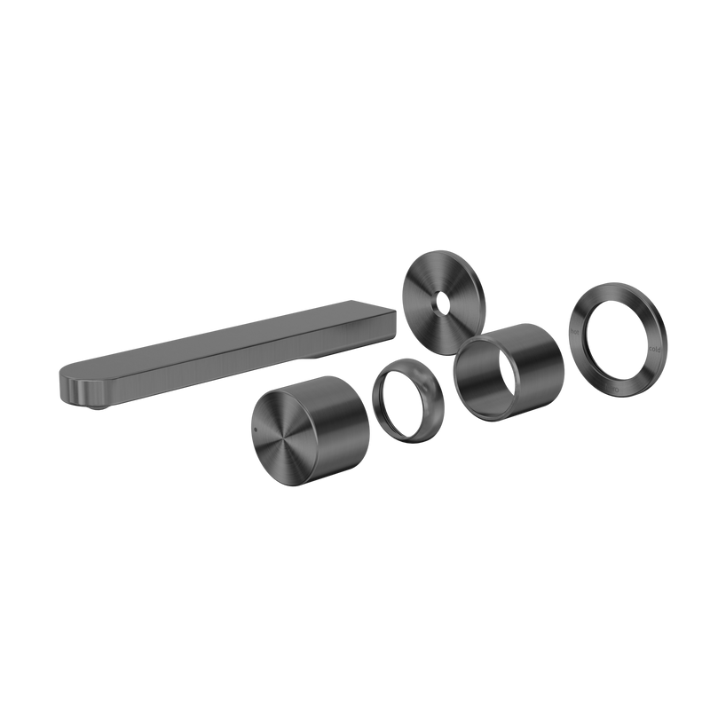 Pure SS316L Progressive Wall Basin/Bath Mixer Separate Back Plate Trim Kits Only Graphite
