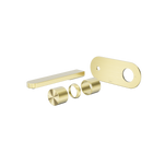 Pure SS316L Progressive Wall Basin/Bath Mixer Trim Kits Only Brushed Gold