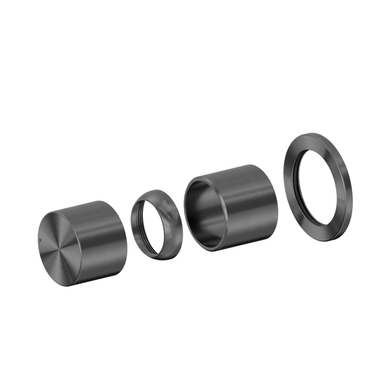 Pure SS316L Progressive Shower Mixer Trim Kits Only Graphite