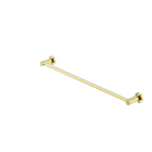 Mecca Single Towel Rail 600mm Brushed Gold