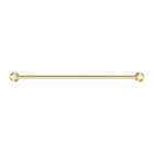 Mecca Single Towel Rail 600mm Brushed Gold