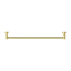 Mecca Single Towel Rail 600mm Brushed Gold