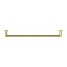 Mecca Single Towel Rail 600mm Brushed Gold
